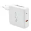 Qoltec 51710 USB-C Schnellladegerät 108W weiß / 5-20V / 3 - 4,7A / USB-C PD