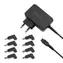 Qoltec 51025 Universal-Netzteil schwarz / 45W / 19V / 2,31A / 8 Anschlüsse