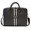 Guess PU 4G Computertasche mit Streifenmuster, 15/16 Zoll, schwarz