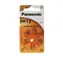 Panasonic PR13 (PR48) 6 Stück / Batterie für Hörgeräte / 1,4 V / 280 mAh / ZnAir