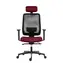 Powerton Lucie rot / Ergonomischer Bürostuhl / Belastbarkeit 130 kg
