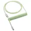 CableMod Classic Spiral- Cable USB-C - USB-A 1,5 m Lime Sorbet/Tastaturkabel