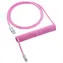 CableMod Classic Spiral- Cable USB-C - USB-A 1,5 m Erdbeercreme/Tastaturkabel