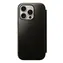 Nomad Modern Leather Folio Hülle für Apple iPhone 16 Pro grün chrom