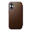 Nomad Modern Leather Folio Case für Apple iPhone 16 Braun
