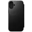 Nomad Modern Leather Folio Case für Apple iPhone 16 PLUS Schwarz