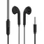 Obal:Me Kabelgebundener Kopfhörer 3,5mm Klinke schwarz / mit Mikrofon / 1,2 m