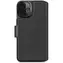 Decoded Leather Abnehmbare Wallet abnehmbare Lederhülle für Apple iPhone 16 PLUS schwarz