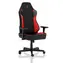 Nitro Concepts X1000 Inferno Red rot / Gaming-Stuhl / Stoff / verstellbar / Rollen / Belastbarkeit 135 kg