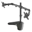 Neomounts FPMA-D550DBLACK schwarz / Displayhalterung für den Tisch / 10-32" / Klemme / VESA 100x100 / Belastung 2x 8kg / 2 Displays