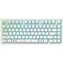 Dark Project ALU81A Terra Nova Wireless weiß / Gaming-Tastatur / mechanisch / g3ms Moonstone-Schalter / RGB / BT & 2,4GHz