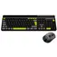 Canyon CNS-HSETW5BK-CS schwarz / kabelloses SET CS Tastatur + optische Maus / 2,4 Ghz / 105 Tasten / CZ/SK