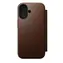 Nomad Modern Leather Folio Case für Apple iPhone 17 Braun