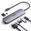 Anker Nano Dockingstation 7-in-1 / 100 W / 2x USB-C, 2x USB, 1x HDMI, SD-/microSD-Kartensteckplatz / Grau
