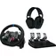 Logitech G29 Driving Force + Logitech G435 Kopfhörer / Rennlenkrad / Pedale / PC / PS3 / PS4 / PS5