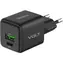 YENKEE YAC G38 VOLT BK 18+20W GaN schwarz / Ladegerät / USB-C 20W / USB-A 18W