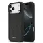 DKNY PU-Leder-Rückseite mit Gittermuster und Magsafe-Funktion für iPhone 17 Pro Max, Schwarz