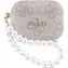 Guess PU 4G Classic Logo Pearl Strap Case für AirPods Pro 3 Pink