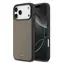 Mercedes Leather The Move MagSafe Rückseite für iPhone 17 Pro Max, Taupe