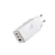 Joyroom JR-TG10 Netzteil weiß / 2x USB-C + 1x USB-A / USB-C-auf-USB-C-Kabel (1,2 m, weiß) / 65 W