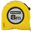 Stanley 0-30-457 / Maßband 8 m / gelbes Stahlband 25 mm / Klasse II / Kunststoffverpackung