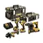 DeWalt DCK422P3 / Akku-Werkzeugset: DCK422P3 + DCH273 + DCD796 + DCG405 + DCE887 / 3 x 18 V | 5,0 Ah