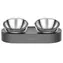 PetKit Bowl Fresh Nano Doppelnapf aus Metall mit verstellbarer Fixierung