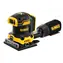 DeWalt DCW200N / Akku-Vibrationsschleifer / 18V / 108x115 mm / 8000-13500 Schwingungen pro Minute / ohne Akku