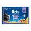 Brit Premium Cat Pouches Fish Plate (4x100g) 400g / Beutel für Katzen