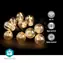 Nedis Dekoleuchten SmartLife / Partylichter / WLAN / 10 LEDs / 9,00 m / Android / Leuchtmitteldurchmesser: 45 mm