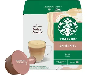Starbucks Kapselkaffee Caff Latte für Nescafé Dolce Gusto