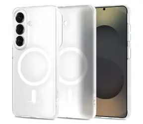 Tech-Protect MagSlim transparente, matte Schutzhülle für Samsung Galaxy S26 mit MagSafe-Funktion