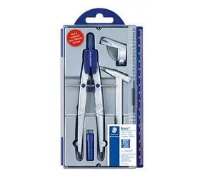 Staedtler Schulkompass mit Verlängerung, blau