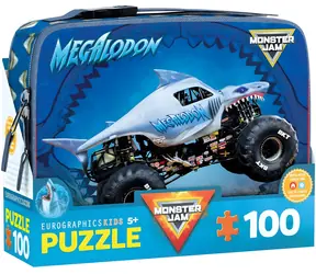 EUROGRAPHICS Puzzle in einer Snackbox Megalodon Monster Jam