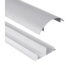 Kabelabdeckung MC-814 S silber Aluminium