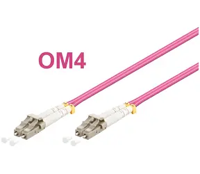 OEM -Optik-Patchkabel, Duplex, LC-LC, rosa