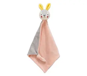 Petit Collage Schlafender Hase rosa