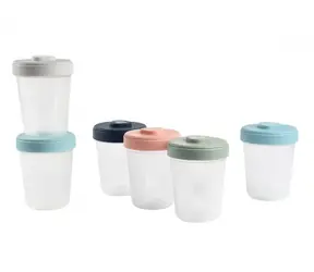 Beaba Set mit 6 x 250 ml Lebensmittelbechern
