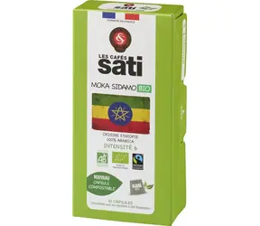 Les Cafés Sati Ethiopia Bio Nespresso 10 Stück