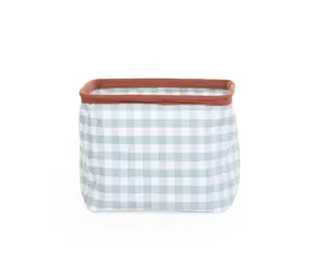 Childhome Spielzeugkorb 20x20x25 cm Vichy Sage