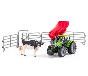 Faunica Traktor mit Bullen
