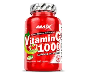 Amix Vitamin C + Hagebutten 1000 mg 100 Kapseln