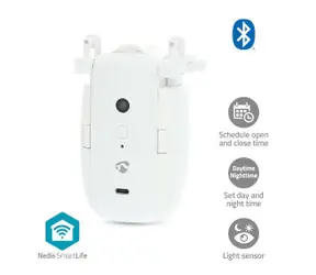 Nedis Vorhangroboter Weiß