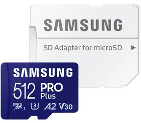 Samsung Micro SDXC PRO PLUS 512 GB + SD-Adapter