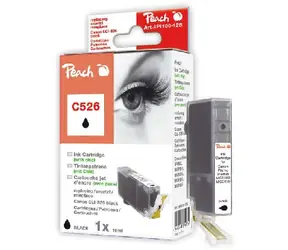 PEACH kompatibilní cartridge Canon CLI-526BK, Black, 10 ml