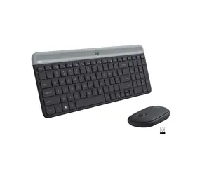 Logitech Slim Wireless Combo MK470 CZ+ SK schwarz