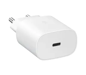 Samsung Netzteil mit Schnellladung (25W) ohne Kabel weiß (Bulk)
