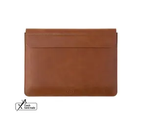 FIXED Oxford-Lederhülle für Apple MacBook Pro 16" (2019 und neuer), Braun