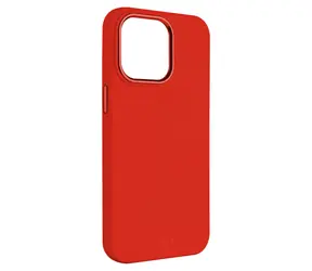 FIXED MagFlow Back Cover mit MagSafe-Unterstützung für Apple iPhone 15 Pro Max rot