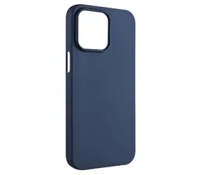 FIXED Story Gummierte Rückseite für Apple iPhone 15 Pro Max Blau